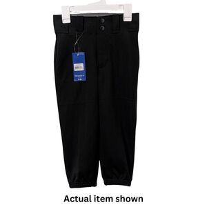 🥎 Mizuno Prospect Girls Softball Pants Black Youth Small YS NWT Athletic